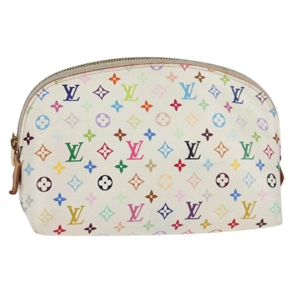 Louis Vuitton Handbags - LOUIS VUITTON Multicolor Pochette Cosmetic PM Pouch White